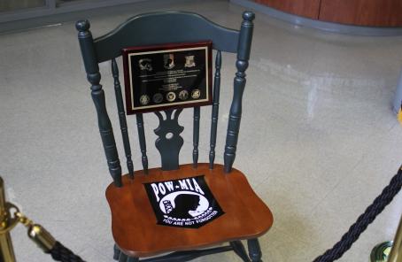 POW/MIA Chair and Plaque