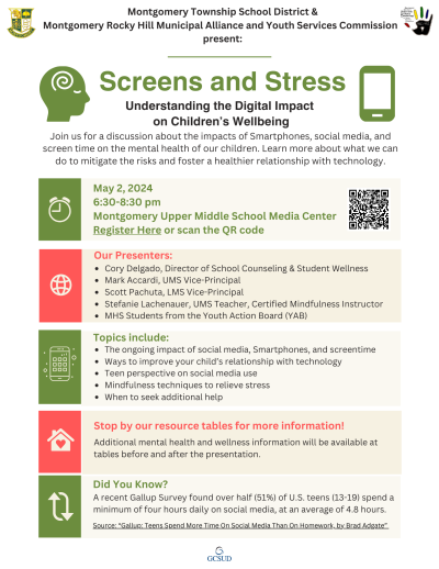 Screens and Stress Flier 2024